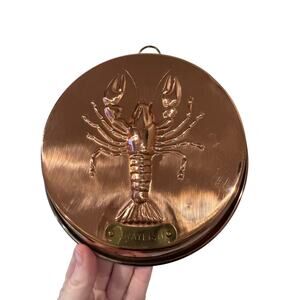 Benjamin & Medwin Copper Cookware Crayfish Crawfish Mold